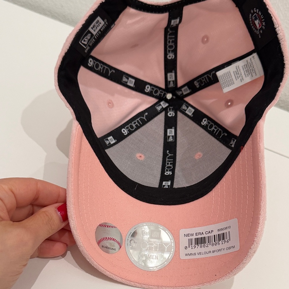 Pink Velour LA Dodgers Baseball Cap | NWT - Picture 3 of 3